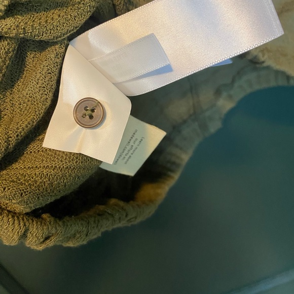 Madewell peter pan collar green button shirt - Picture 6 of 6